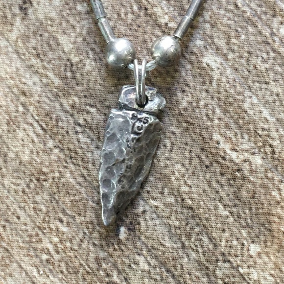 .925 Sterling Liquid Silver & Turquoise Necklace - Picture 8 of 8